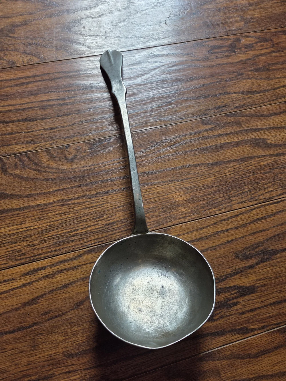 Antique Pewter Serving Ladle Marked Le Etains Paris